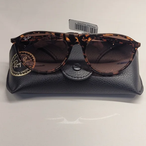 Ray-Ban RB2215F Polished Havana Red Turtle Print Sunglasses Ray-Ban RB2215F Polished Havana Red Turtle Print Sunglasses main image 3